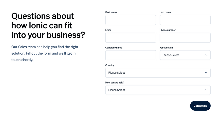 Ionic
				form element ui component