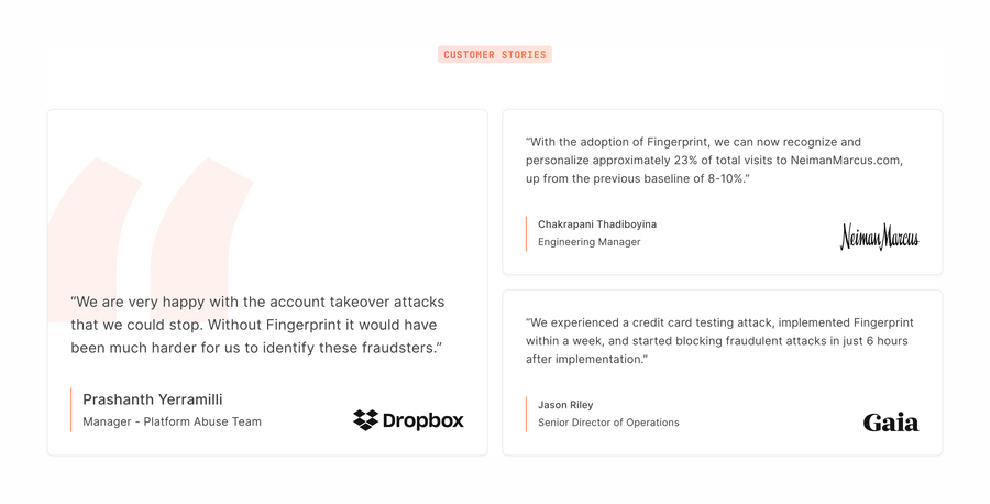 Fingerprint
				testimonial ui component
