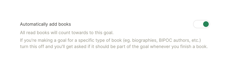 Literal
				toggle/switch ui component