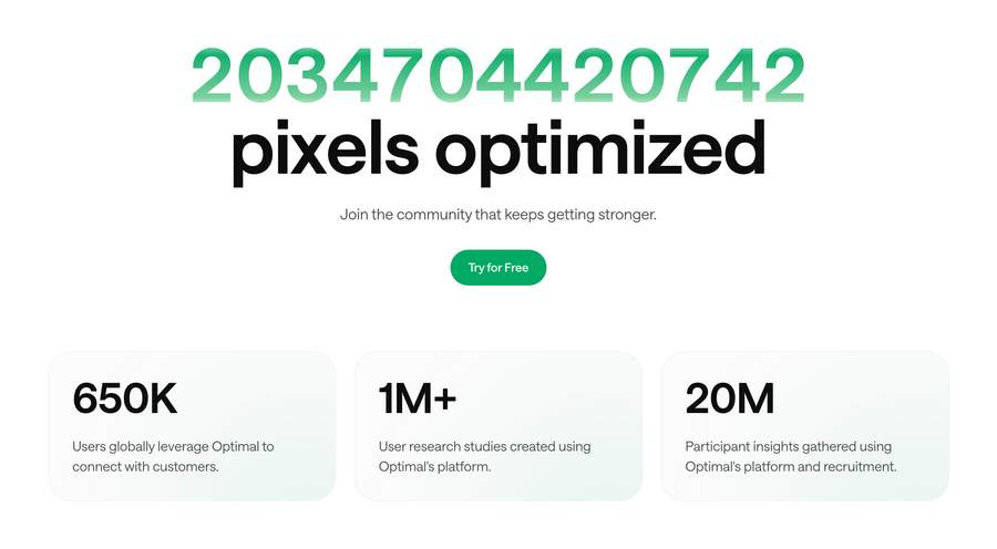 Optimal
				social proof ui component