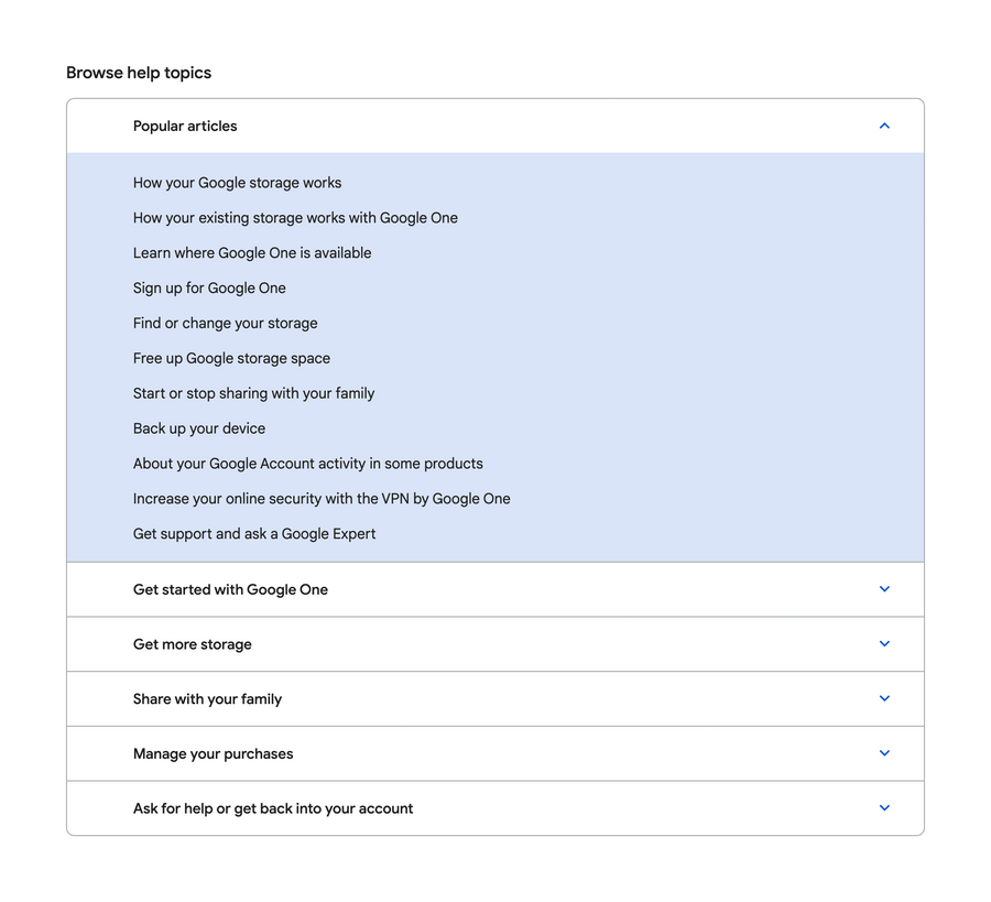 Google One
				accordion ui component