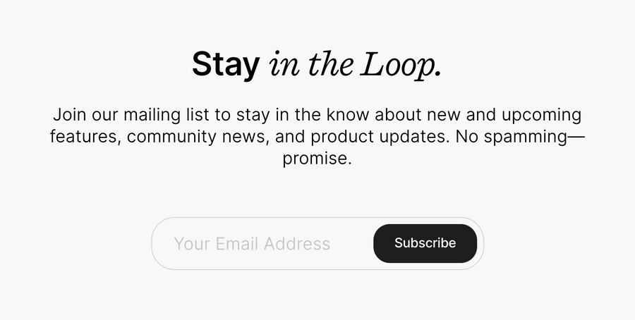 Nuu
				newsletter signup form ui component