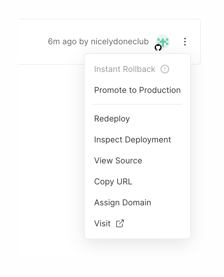 Vercel
				dropdown menu ui component