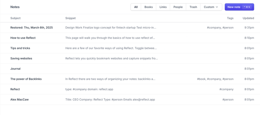 Reflect
				table ui component