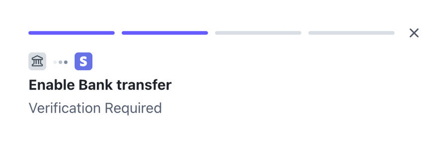 Stripe
				progress indicator ui component