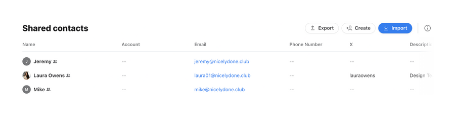 Front
				table ui component