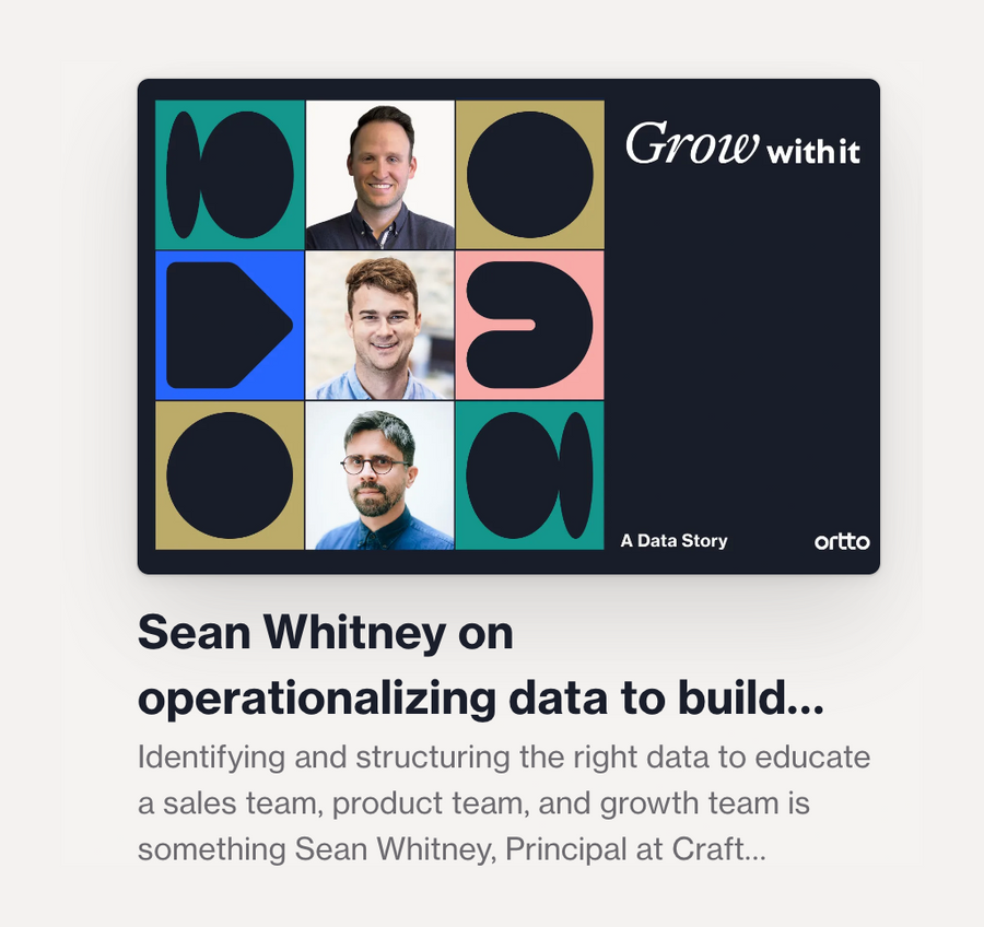 Ortto
				card ui component