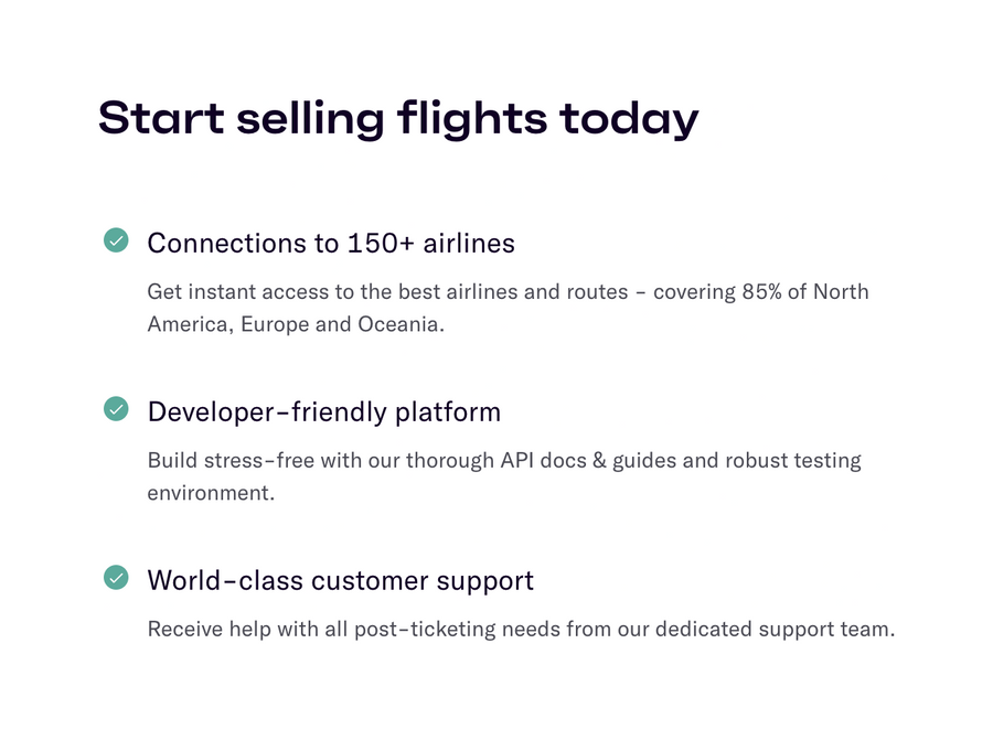Duffel
				benefit list ui component