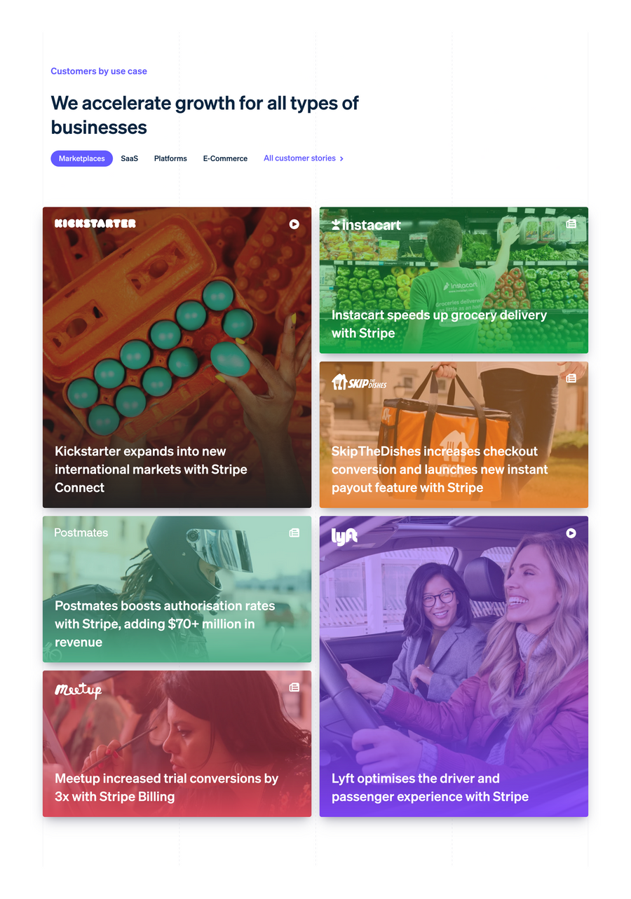 Stripe
				bento box ui component