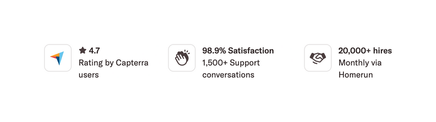 Homerun
				social proof ui component