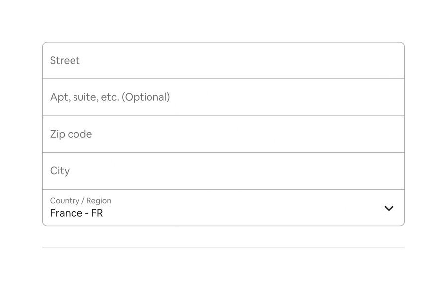 Airbnb
				input location ui component