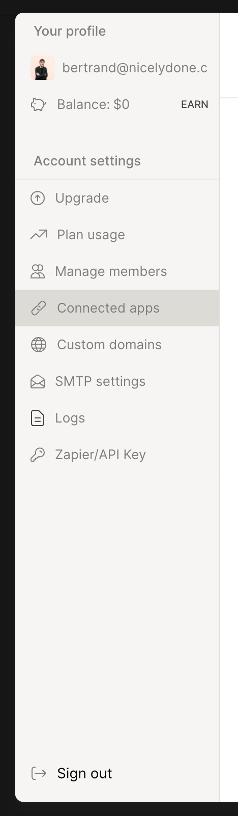 QuestionScout
				vertical navigation ui component