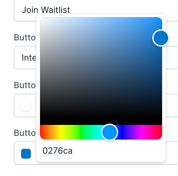 Loops
				color picker ui component