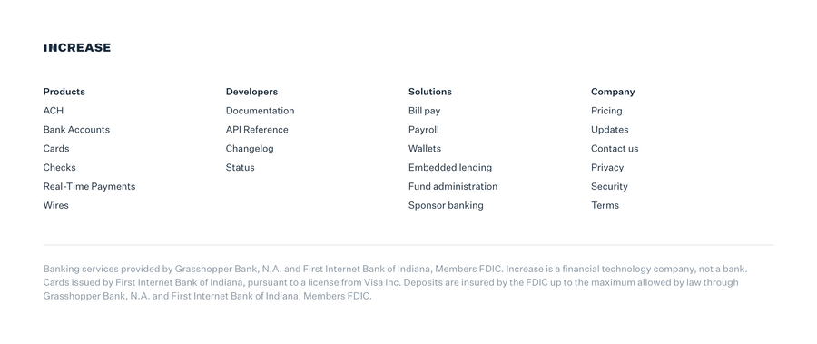 Increase
				footer ui component