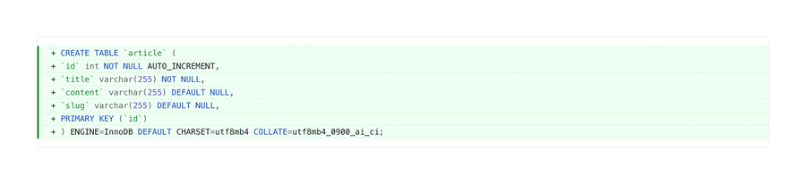 PlanetScale
				code block ui component