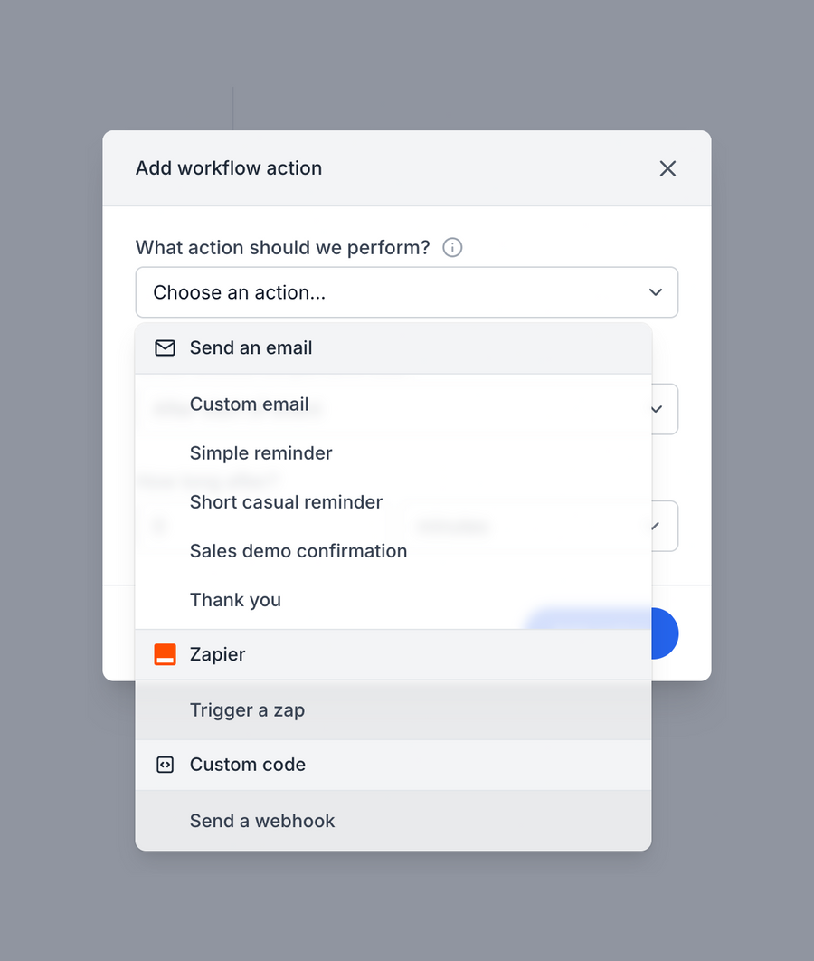 SavvyCal
				dropdown menu ui component