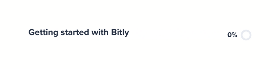 Bitly
				progress indicator ui component