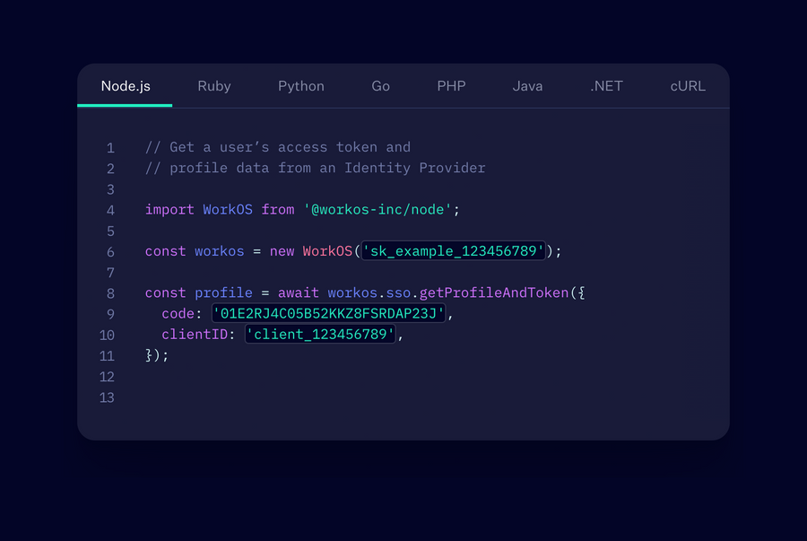 WorkOs
				code block ui component