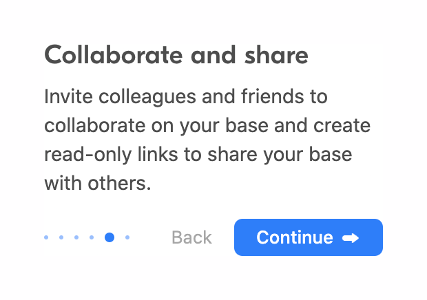 Airtable
				progress indicator ui component