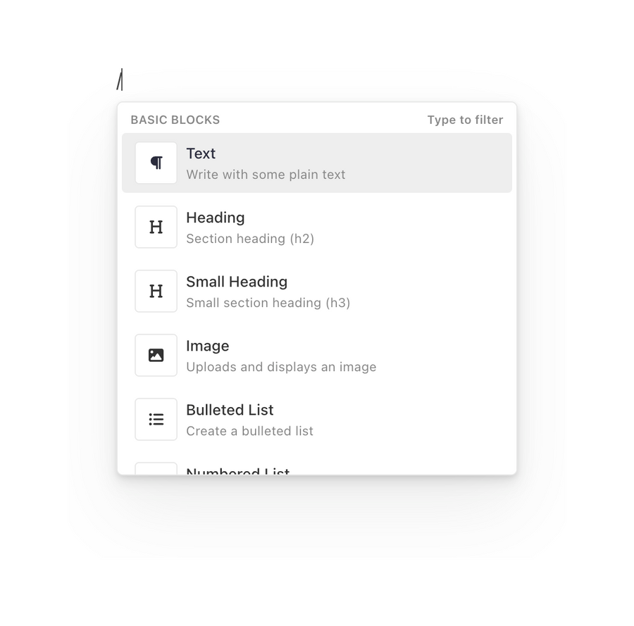 Audienceful
				dropdown menu ui component
