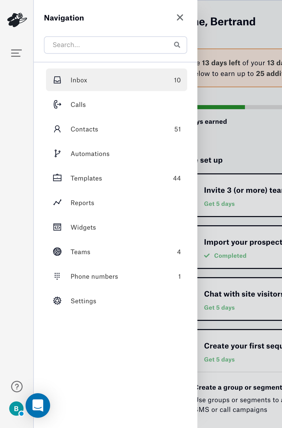 Distrobird
				vertical navigation ui component