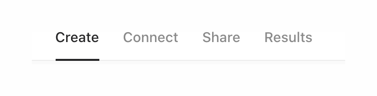 Typeform
				tabs ui component