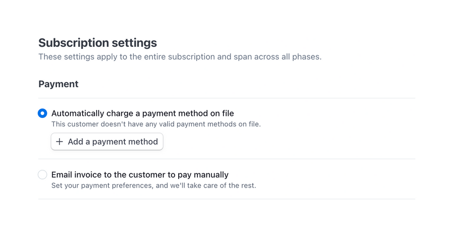 Stripe
			settings form ui component