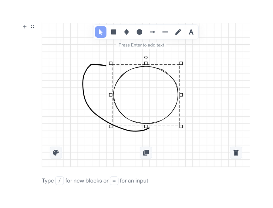Decipad
				toolbox ui component