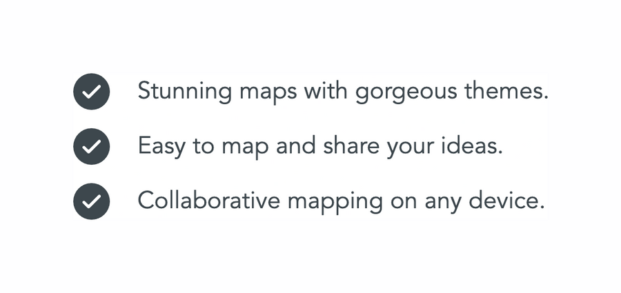 MindMeister
				benefit list ui component