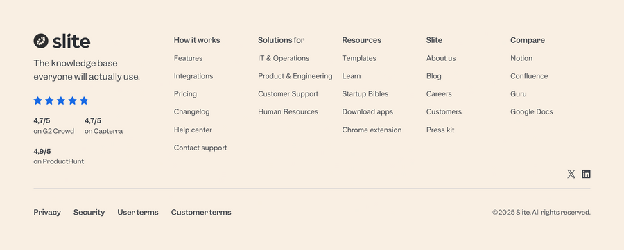 Slite
				testimonial ui component