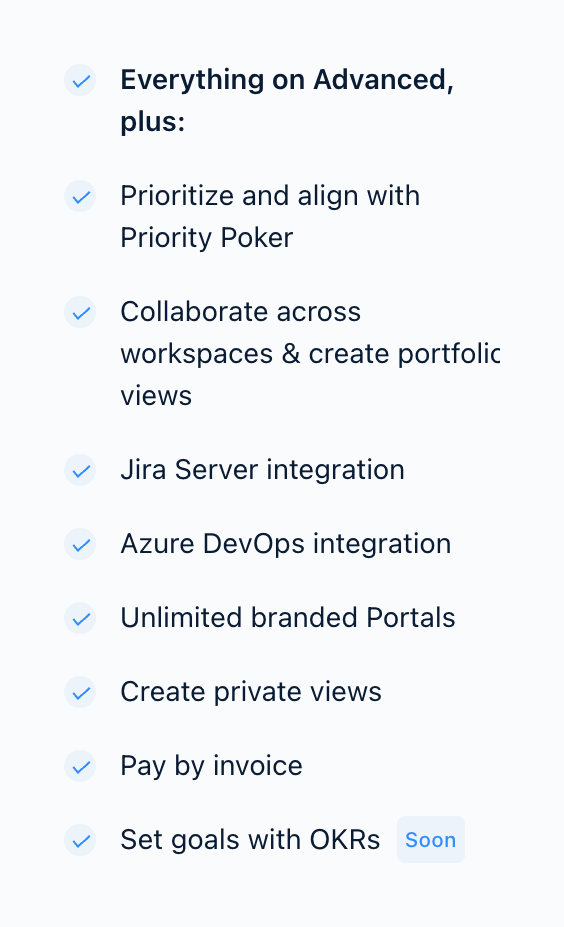 Airfocus
				benefit list ui component
