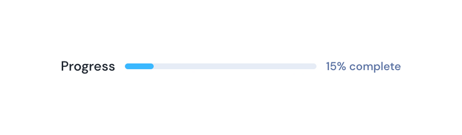 Friday
				progress indicator ui component