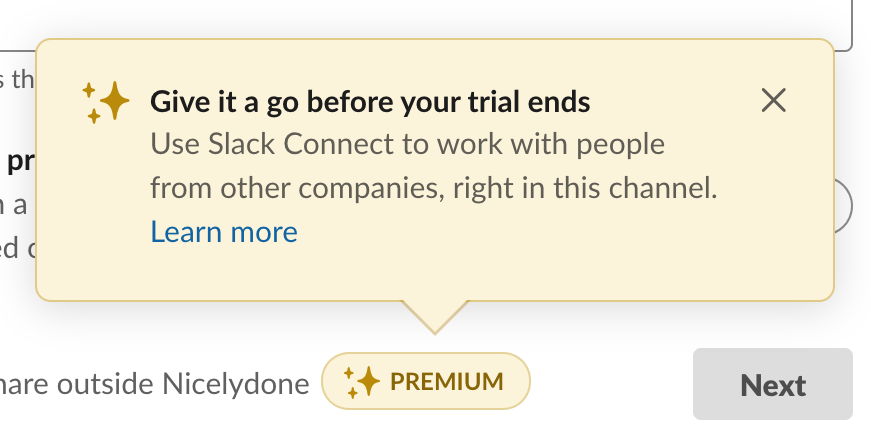 Slack
				tooltip ui component