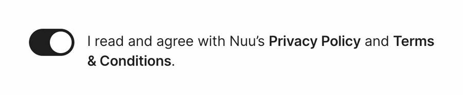 Nuu
				toggle/switch ui component