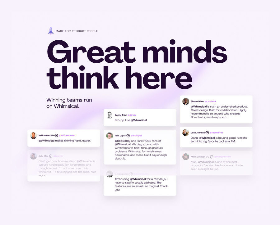 Whimsical
				testimonial ui component