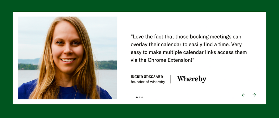 SavvyCal
				testimonial ui component