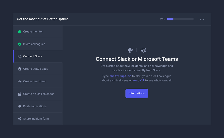 Better Stack
				progress indicator ui component