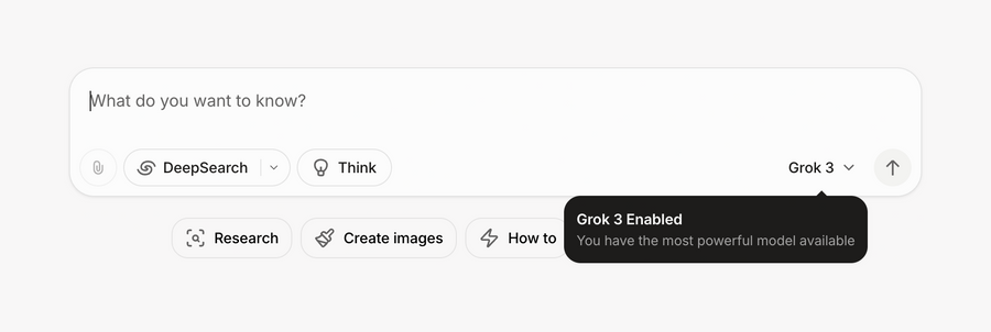 Grok
				artificial intelligence ui component
