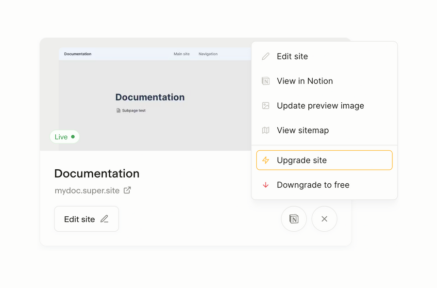 Super
				dropdown menu ui component