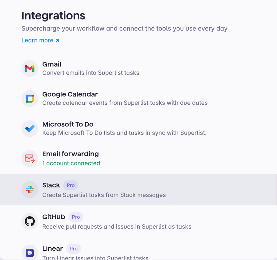 Superlist
				vertical list ui component