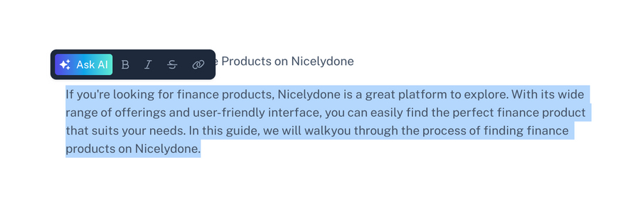 Scribe
				artificial intelligence ui component