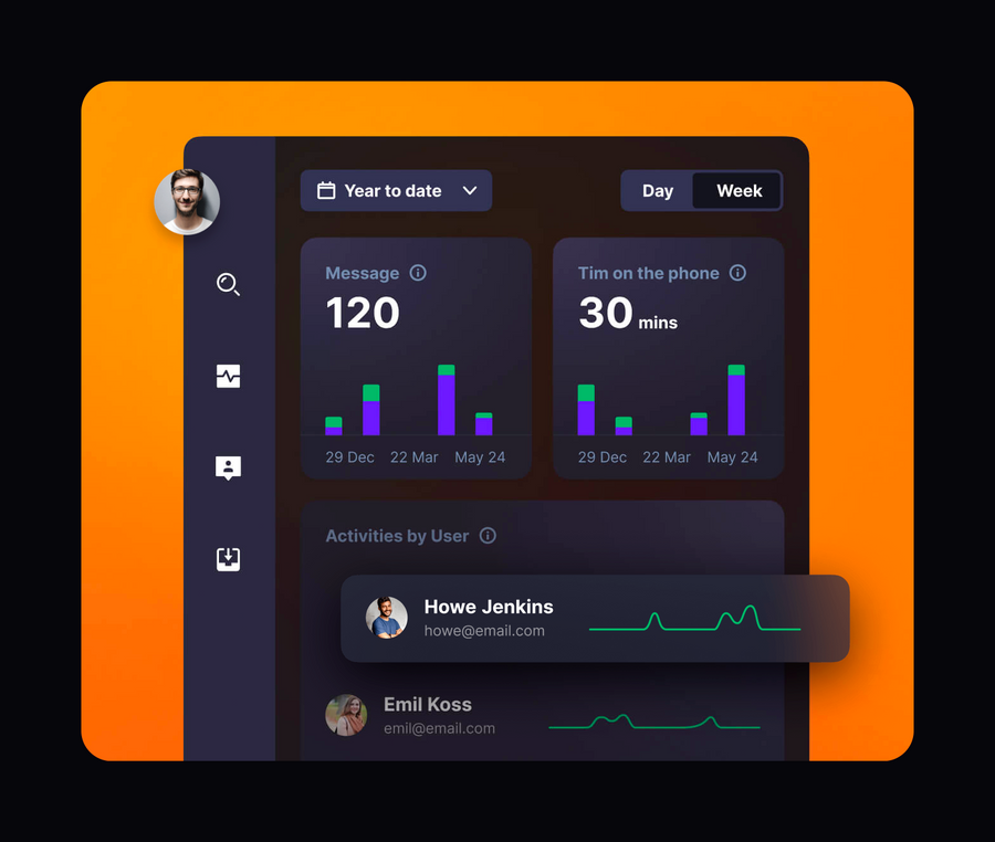 OpenPhone
				illustration ui component