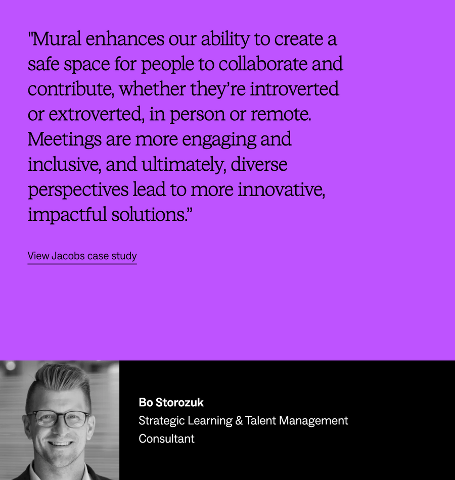 Mural
				testimonial ui component