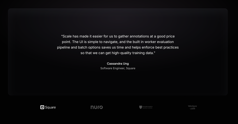 Scale
				testimonial ui component