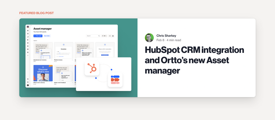 Ortto
				card ui component