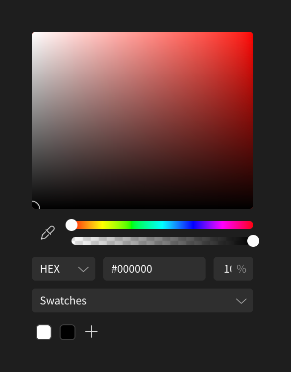 Vev
				color picker ui component