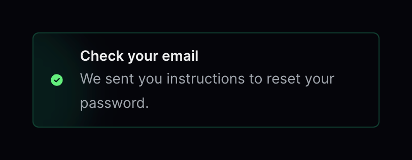 Resend
				notification toast ui component