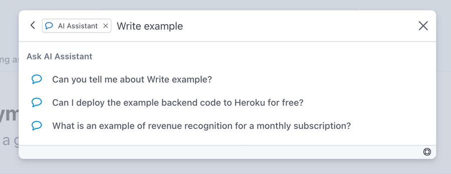 Stripe
				artificial intelligence ui component