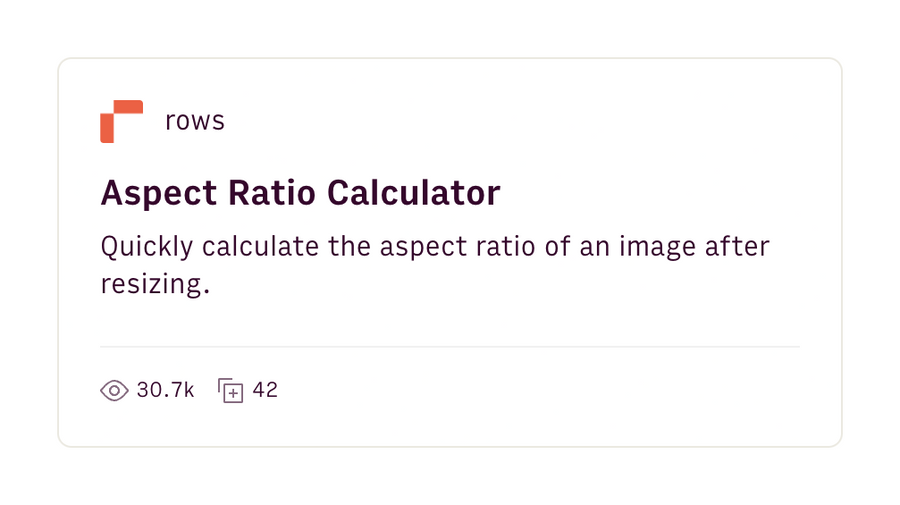 Rows
				card ui component