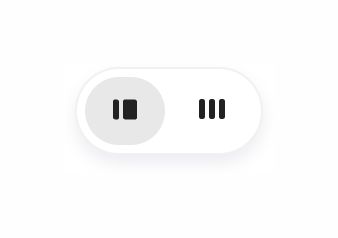 Intercom
				segmented control ui component